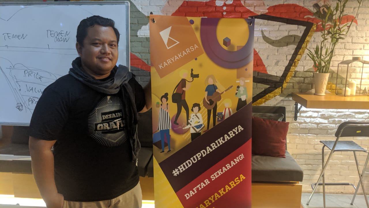 CEO dan Pendiri Karyakarsa Ario Tamat