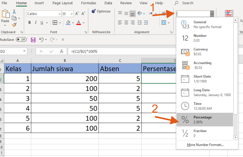 Cara Hitung Pakai Excel Warga Co Id