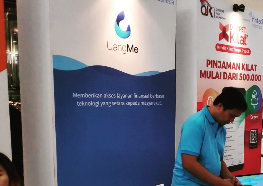 UangMe dalam acara Fintech Days 2018 / UangMe