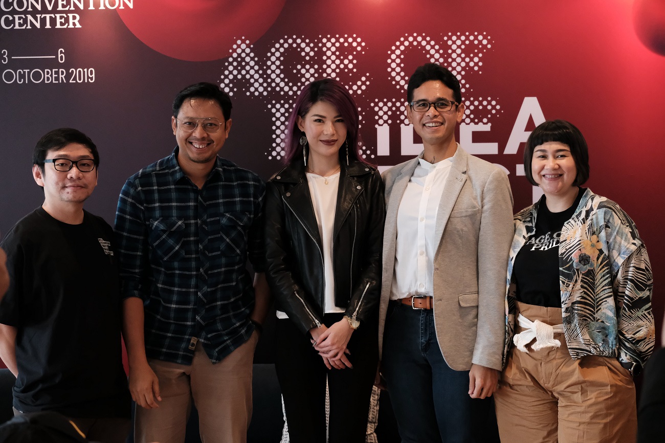 Penyelenggara IdeaFest 2019 dan beberapa pemateri dalam acara konferensi pers / IdeaFest