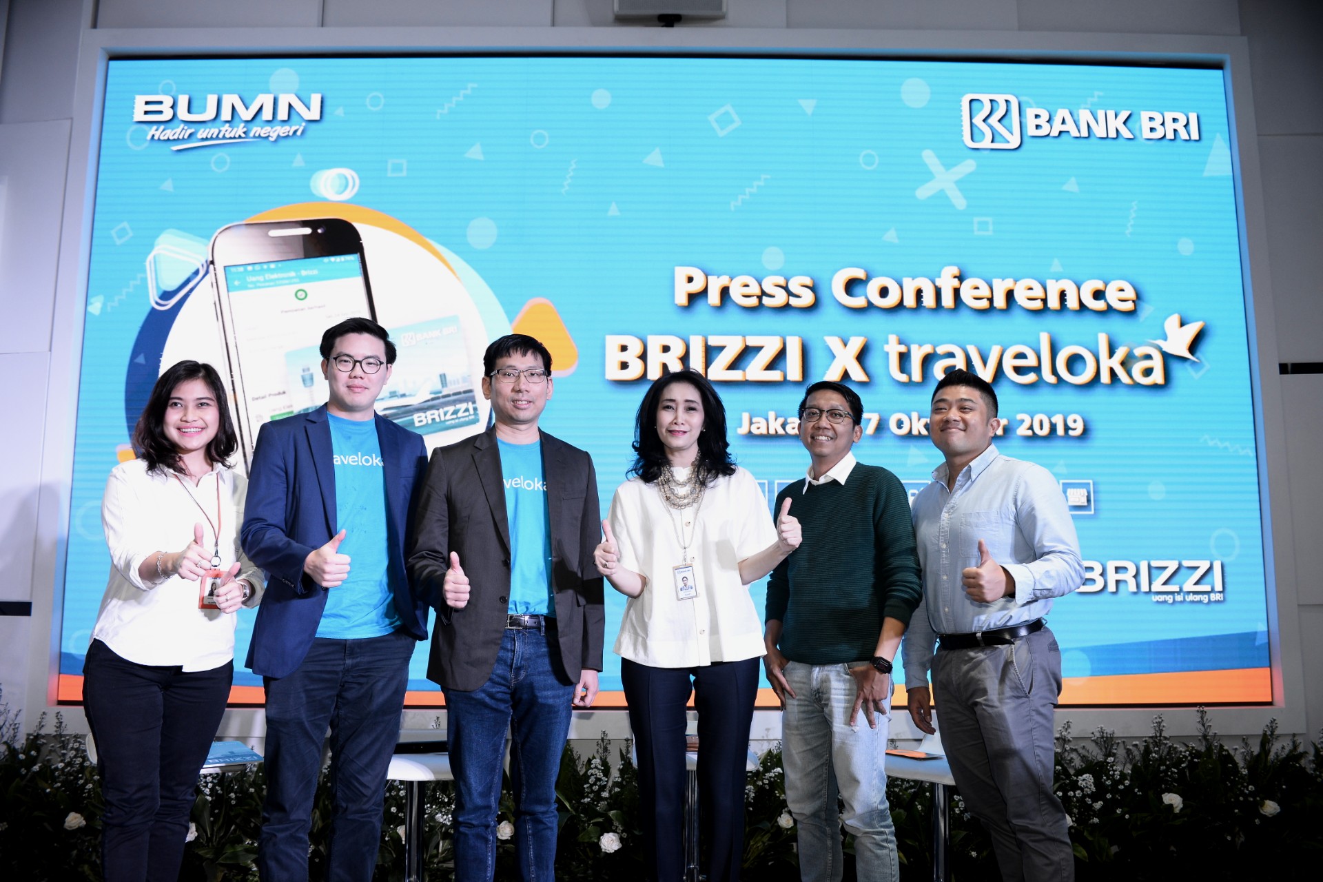 Kemitraan BRI dan Traveloka sudah dimulai. Salah satunya peresmian ketersediaan fitur top up Brizzi melalui aplikasi Traveloka / Traveloka