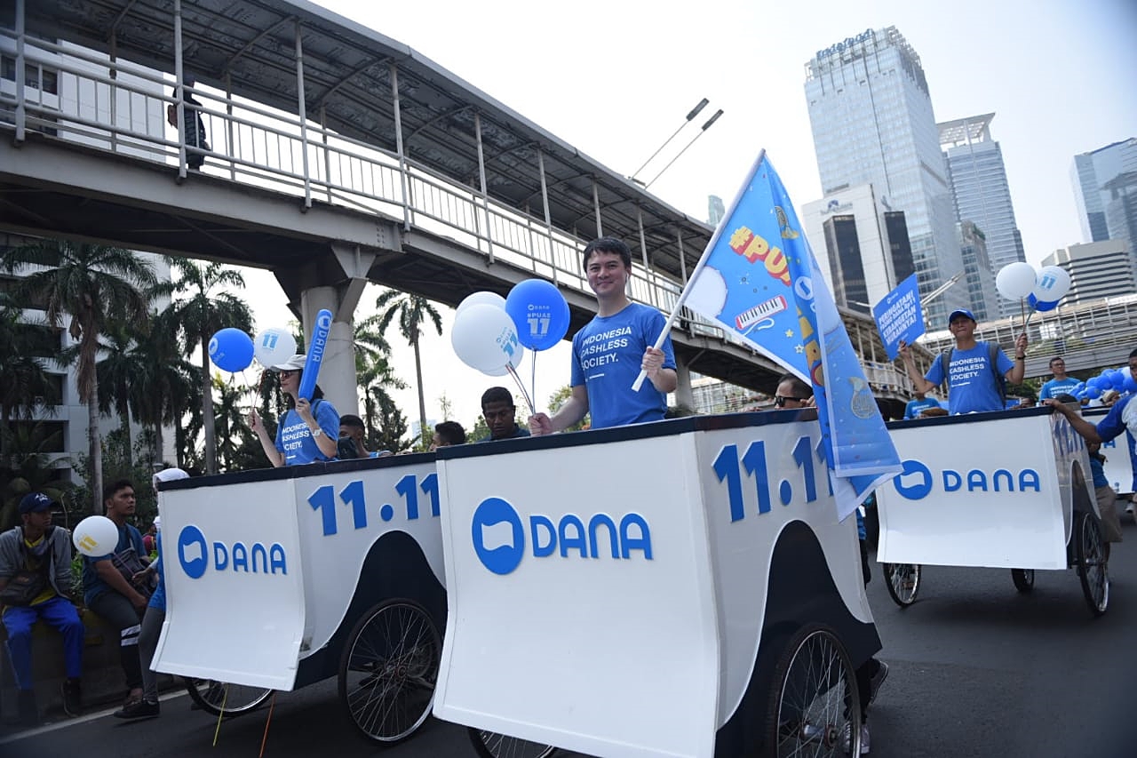 CEO DANA Vincent Iswara pada Parade DANA 11.11 / DANA