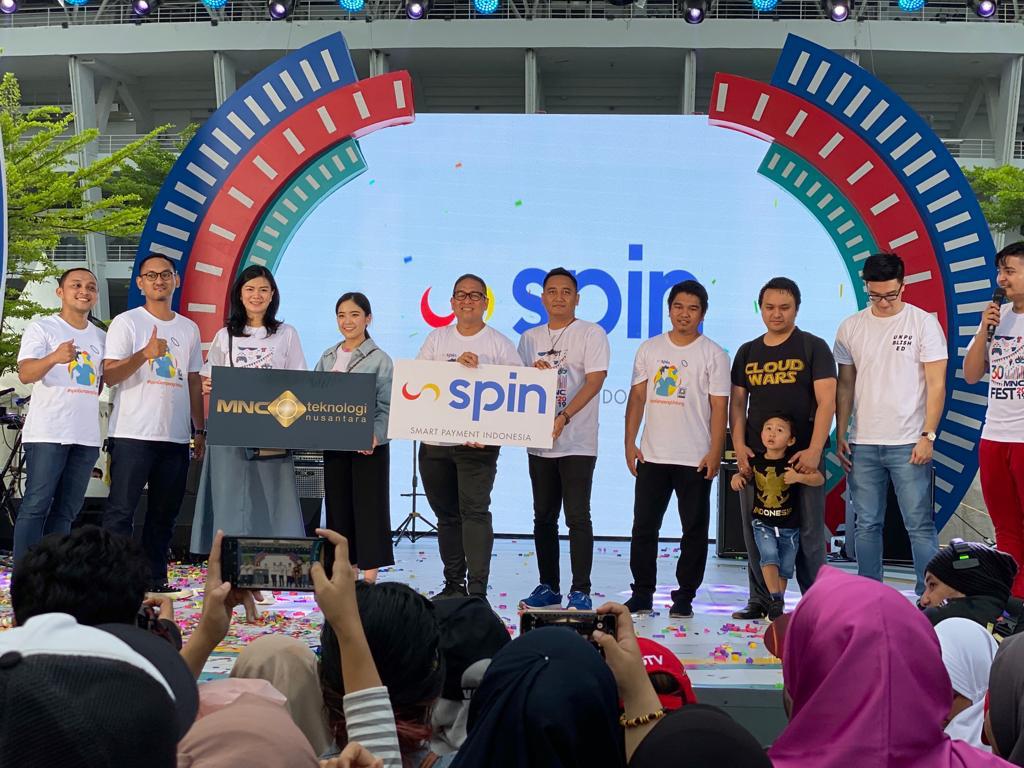 Peluncuran SPIN dalam peringatan HUT ke-30 MNC Group pada Minggu (3/11) / Dok. SPIN