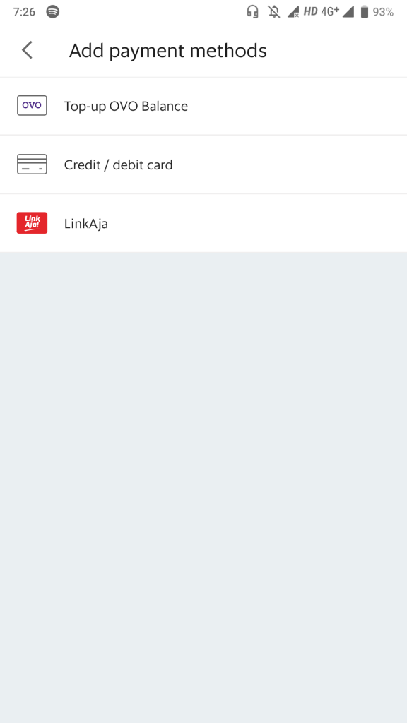 Cara menambahkan LinkAja untuk pembayaran di Grab