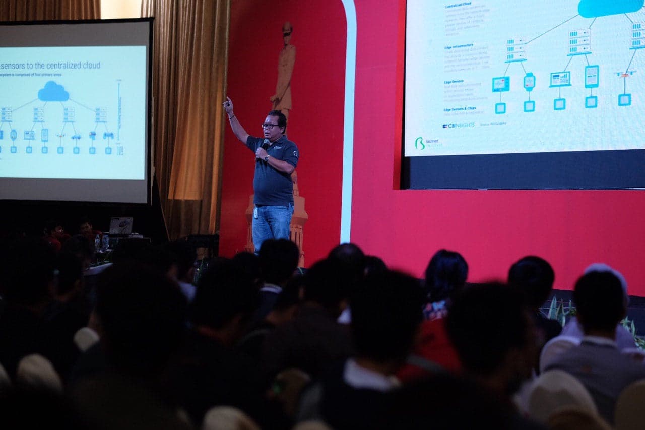 CEO Biznet Gio Cloud Dondy Bappedyanto sebagai salah satu pemateri dalam acara / Dok. Pribadi Dondy Bappedyanto
