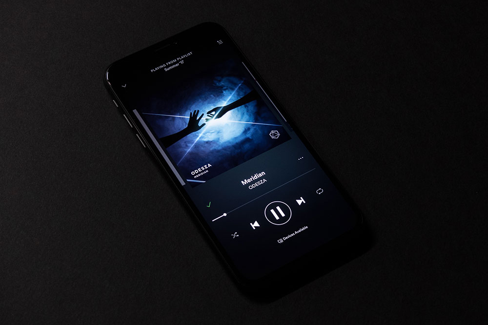 Aplikasi Spotify di iPhone / Unsplash