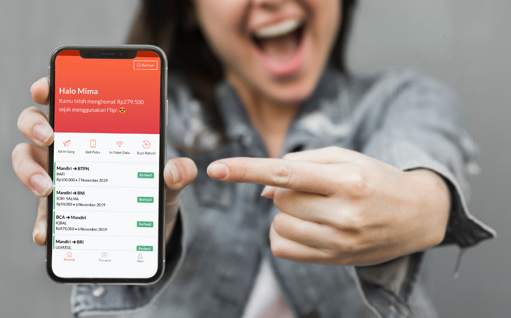 Layanan Flip Instan sudah bisa digunakan oleh semua pengguna aplikasi / Flip