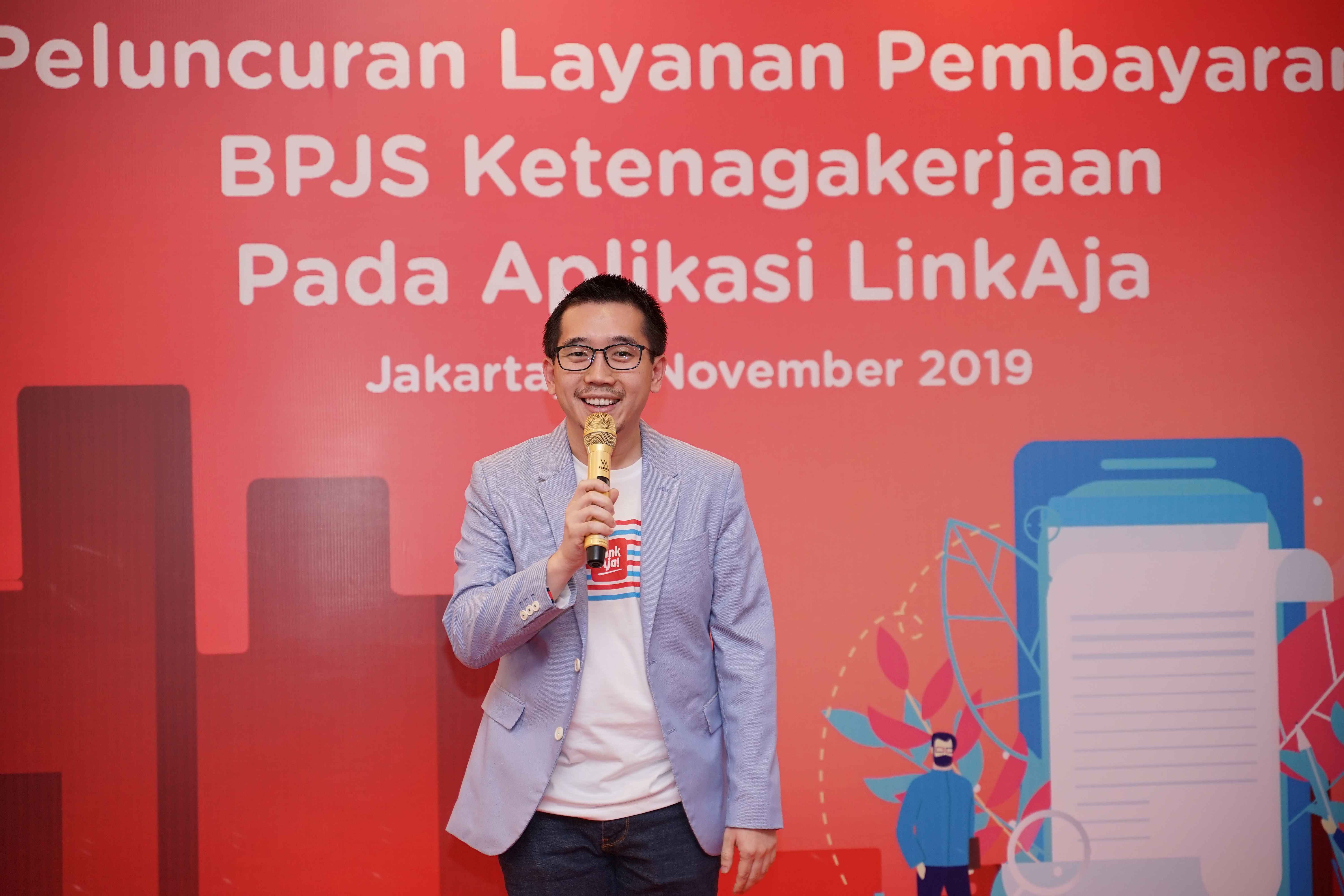CEO LinkAja Danu Wicaksana. LinkAja segera merilis fitur PayLater dengan Kredivo sebagai mitra perdana / LinkAja