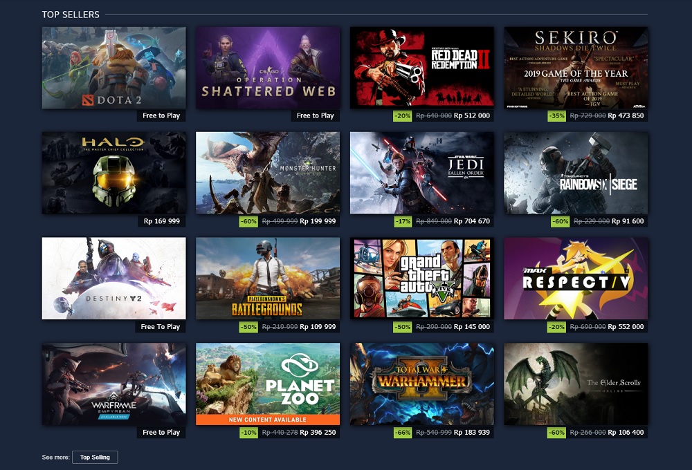 20 Game PC Gratis Terbaik yang Ada Steam (Update 2019)