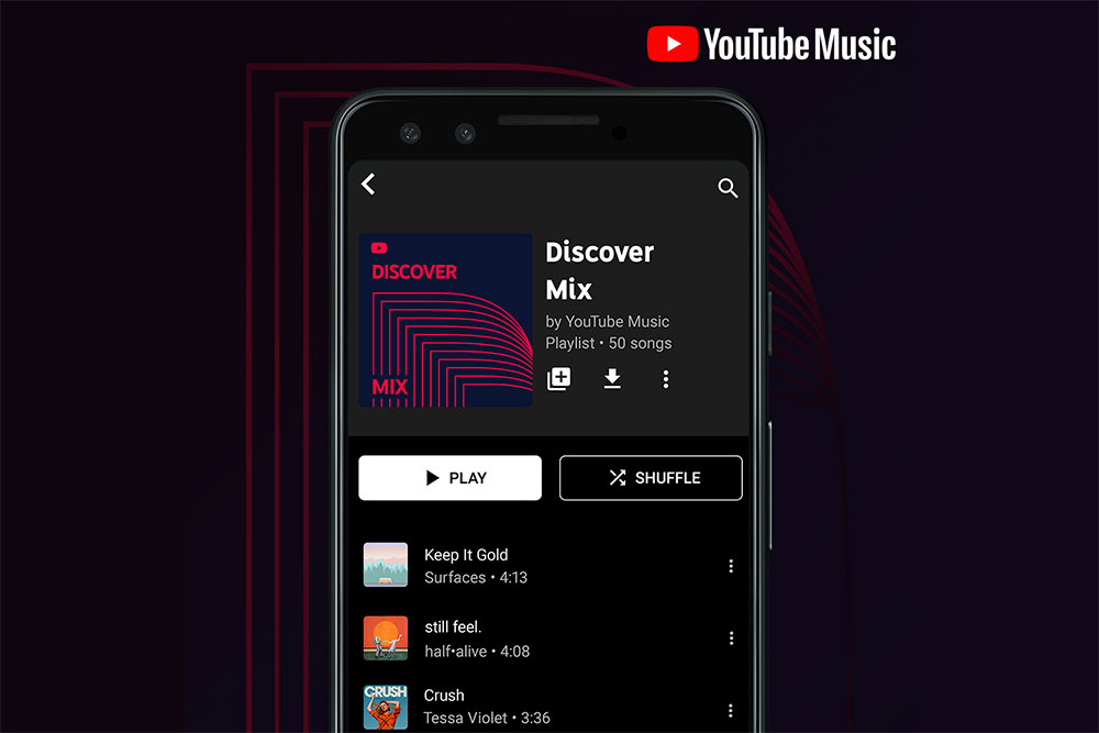 Discover Mix / YouTube Music