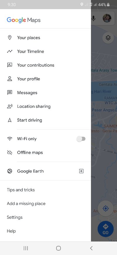 cara berbagi lokasi dari Google Map 