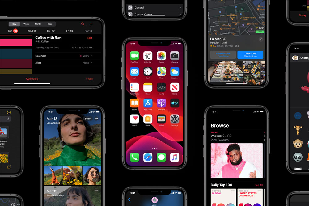 iOS 13 di iPhone / Apple for SEO