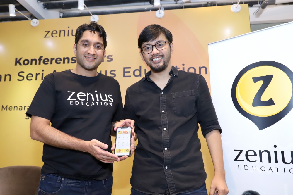 Zenius CEO, Rohan Monga with Sabda PS as Chief Educational Officer