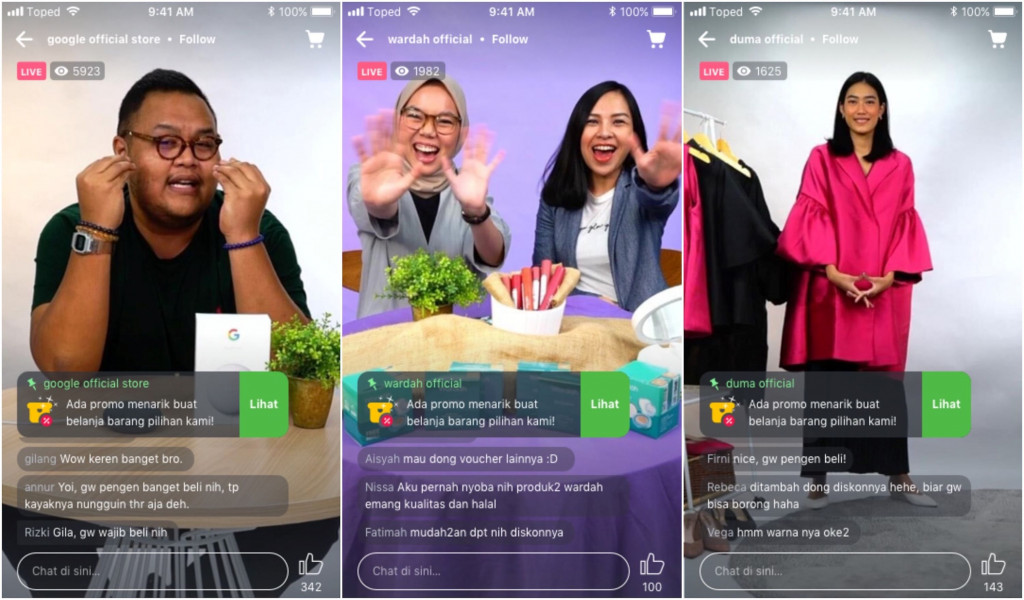 Tokopedia Play Live Shopping