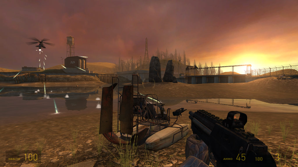 Pada zamannya, Half-Life 2 memiliki grafik yang memukau. | Sumber: Steam