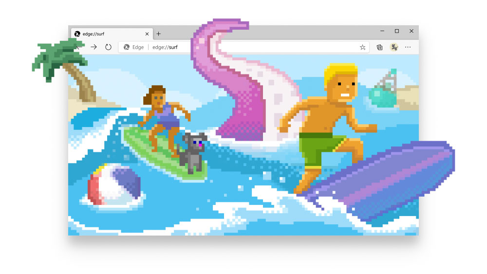 Mini game tersembunyi di Microsoft Edge / Microsoft for SEO