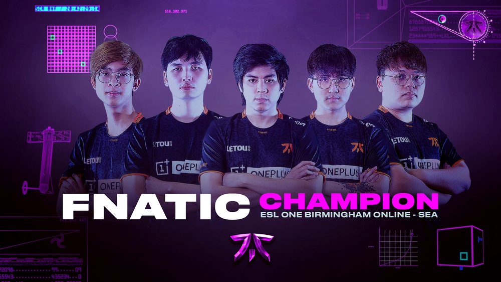 Fnatic Pemenang ESL One Birmingham SEA Online League for SEO