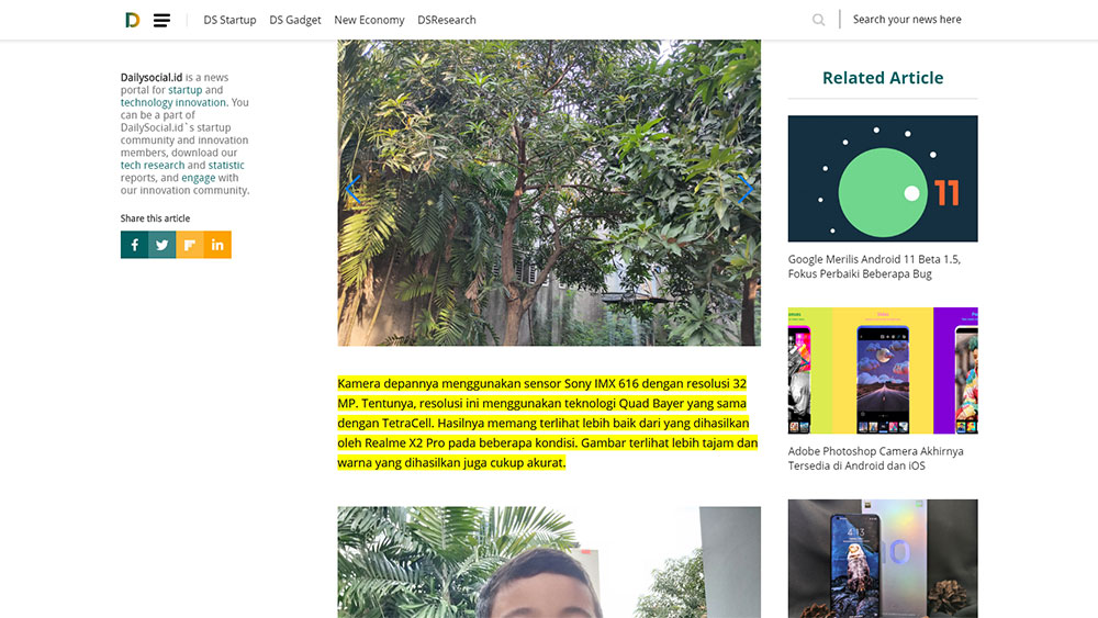 Contoh tautan yang langsung menampilkan bagian teks tertentu dalam sebuah laman / Screenshot pribadi for SEO