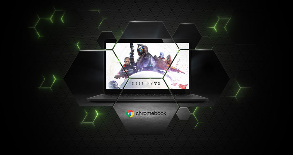 Ilustrasi GeForce Now di Chromebook / Nvidia for SEO