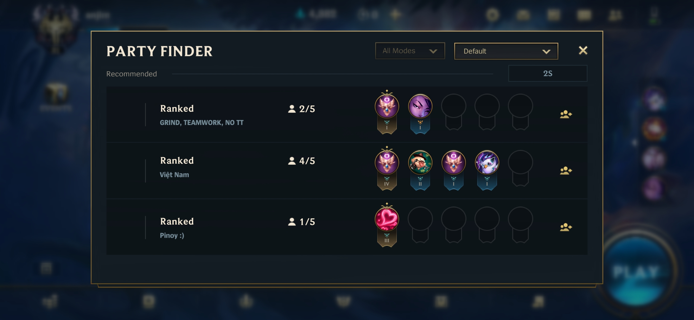 League of Legends Wild Rift Ranking System