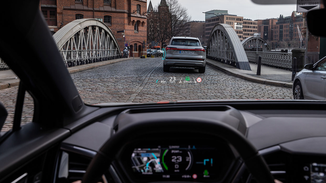 Fitur AR HUD akan ditawarkan secara opsional kepada konsumen Audi Q4 e-tron / Audi for SEO
