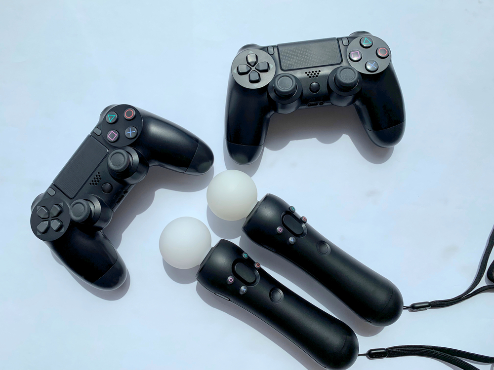 Joysticks for game consoles motion controller. for SEO