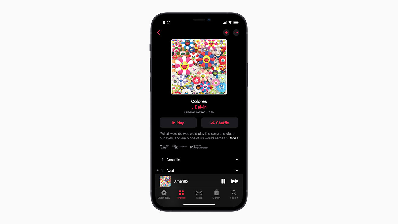Konten yang mendukung kualitas lossless dan Dolby Atmos akan memiliki label khusus / Apple for SEO