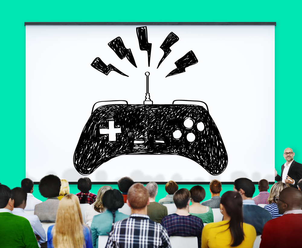 Game Controller Joystick Console Control Concept for SEO
