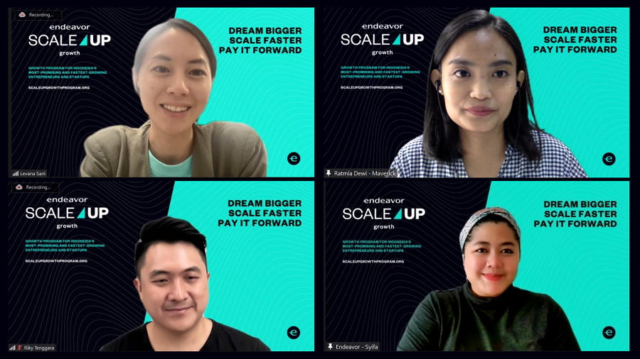 Sosialisasi program ScaleUp Growth yang dibawakan tim Endeavor Indonesia dan perwakilan pengusaha di jaringannya / Endeavor