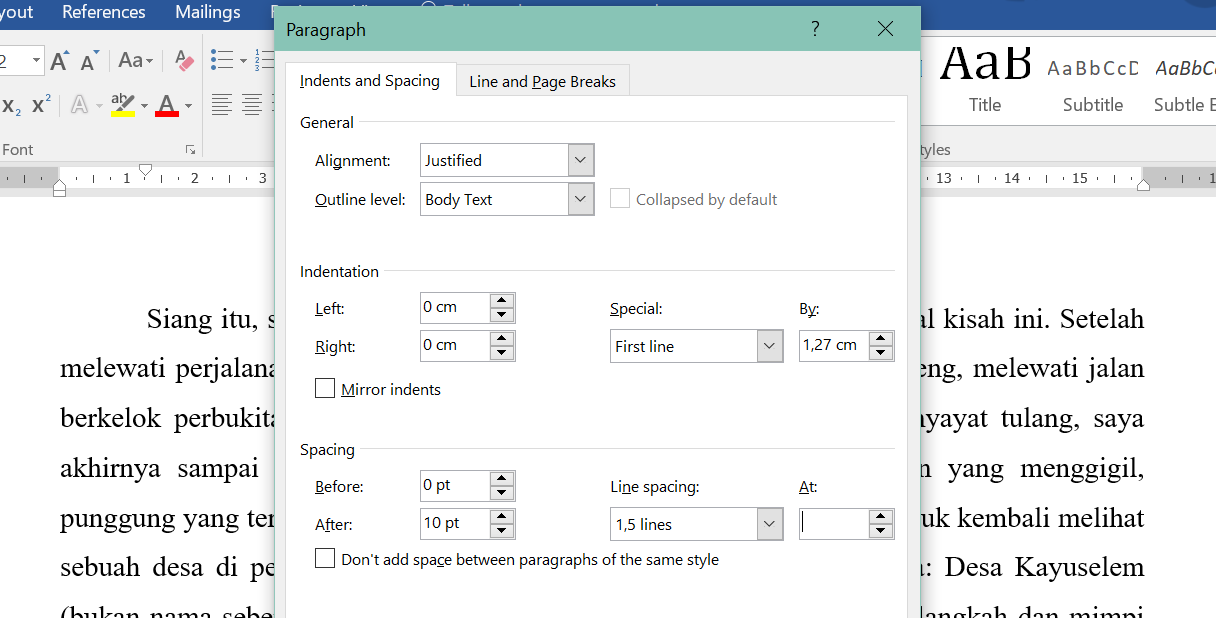 Cara Mengatur Jarak Baris Di Word Agar Dokumen Lebih Rapi Dailysocialid 6127