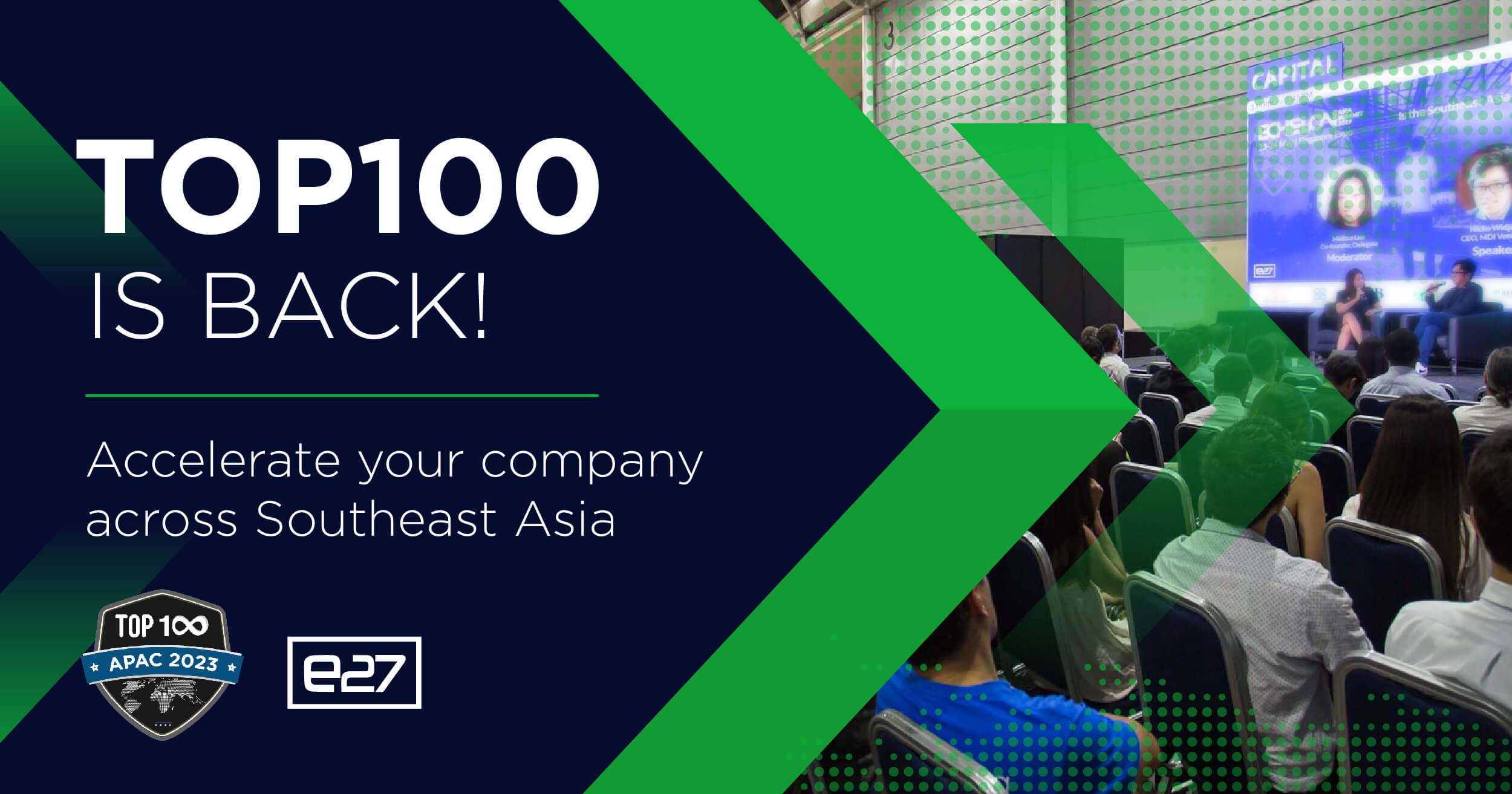 Kompetisi Startup Tahunan “TOP100” Dari E27 Kembali Dibuka Tahun Ini ...