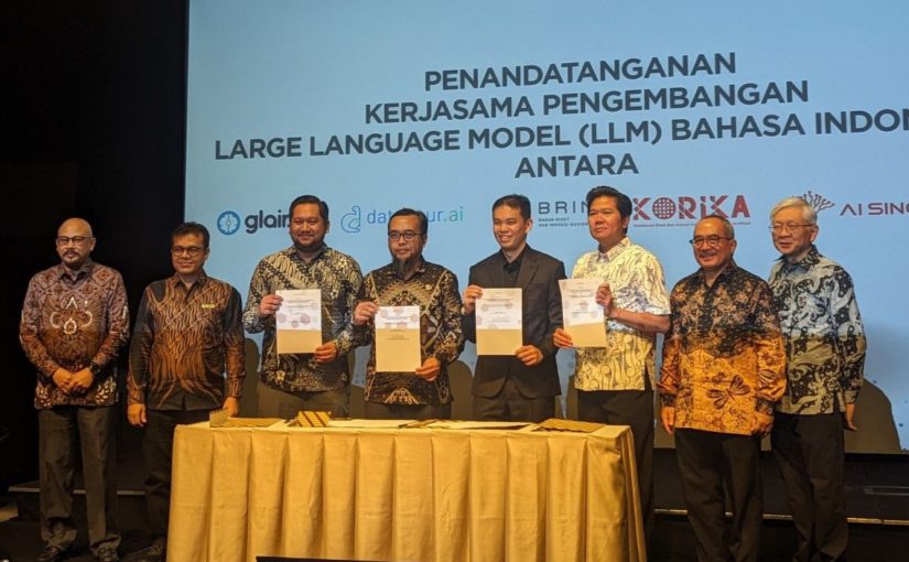 Proyek “Large Language Model” Bahasa Indonesia Diumumkan, Hasil Kolaborasi Sektor Publik dan Privat